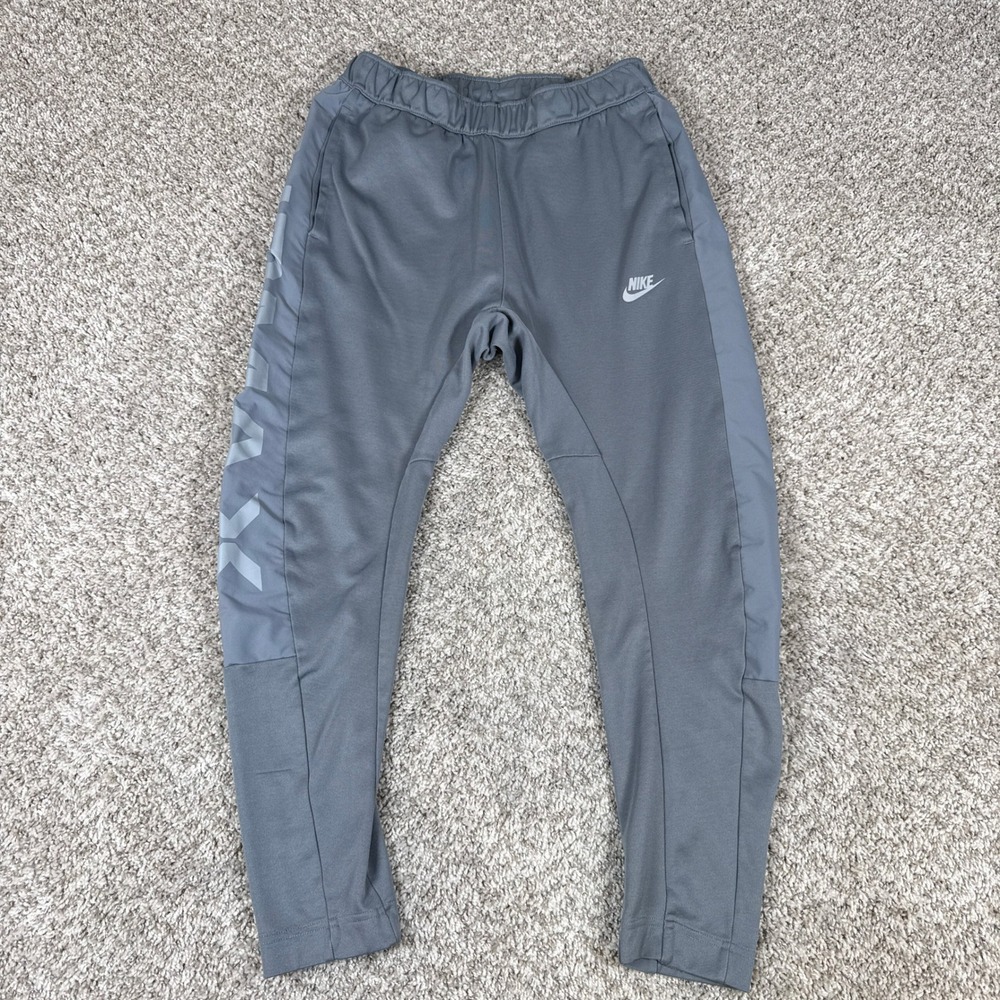 Nike Air Max Joggers Mens Medium Gray Tapered Sweatpants 931975-065 Athletic